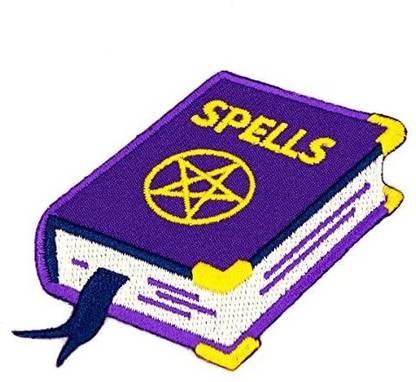 These Are Things Spell Book Embroide Iron On or Sew On Patch