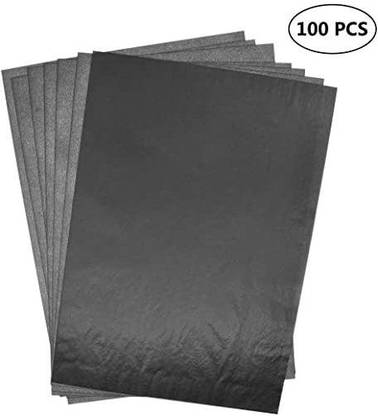 Houson 100 Sheets Senior Carbon Paper,Graphite Transfer Tracing Paper For Wood, Paper, Canvas And Other Art Surfaces A4 Size
