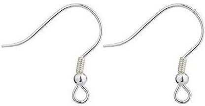 Yonger 100 Pcs Of-Plated Surgical Steel Earrings Hook Anti-Allergic Earrings Jewelry Hook
