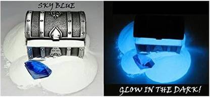 UNIGLOW PRODUCTS Prestige Glow In The Dark Pigment Powder. Longest Lasting Glow In The Dark Powder. Recommended For All Colorless Medium.