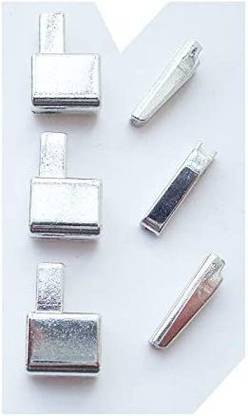 SICODA 3 Sets 12 Metal Zipper Retainer Box And Insertion Pin,Zipper Bottom Stopper Sliders Repair Kit,Replace Broken Separating