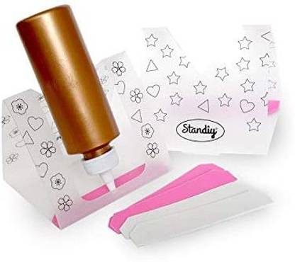 Matty's Crafting Joy Standiy Liquid Glue Stand-2-Pack Craft Glue Bottle Holder, Fine Tip, Precision Tip, And Needle Tip Glue Bottle St