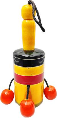 MyToyBox Bell Rattle | Handmade Baby Toy | 0+ years | Natural and Safe ...