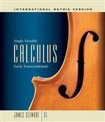 Single Variable Calculus 6th Edition
