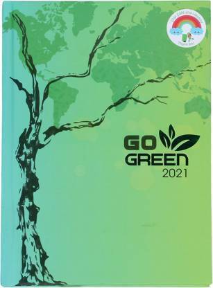 Toss TOD-51 Go Green 2021 A5 Diary Ruled 330 Pages