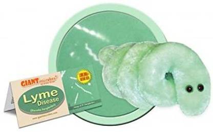GIANT Microbes 5"-7" Lyme Disease Borrelia Burgdorferi Microbe Plush Toy  - 39 inch