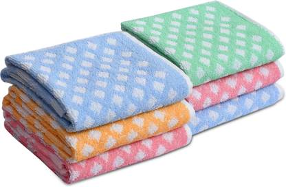 HK COLLECTION Cotton 120 GSM Hand Towel Set