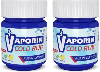 Vaporin Coldrub - 50 mL(Pack of 2) Balm
