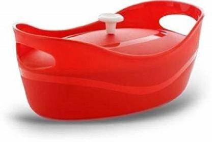 Kitchwish Plastic Serving Bowl Serving Bowl with Cap Microwave Safe Unbreakable Plastic Multipurpose Bowl Rise,Soup,Vegetable,Fruit Bowl Serving Bowl with Cap