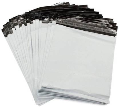 DISPATCHWALA 10x14 Inches Pack of 100 PCS Without POD - Secure Tamper Proof Courier Bags / Pouches / Covers / Mailing Bags (52 Microns) Without POD 10x14 inches 100 PCS