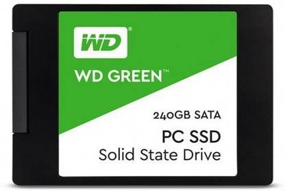 WD Green 240 GB Desktop, Laptop Internal Solid State Drive (SSD) (WDS240G1G0A)