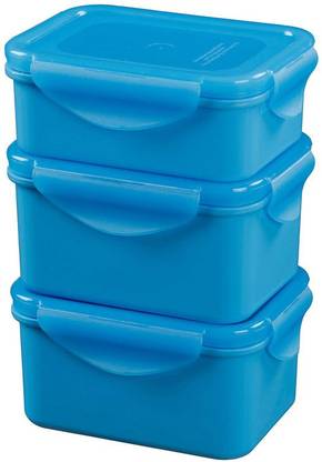 IKEA Lunch Box, Set of 3 (Blue) 3 Containers Lunch Box