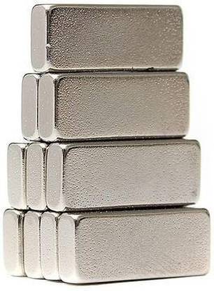 eassycart 10PCS N50 GRADE 15X6X3MM RARE EARTH STRONG-MAGNET NDFEB NEODYMIUM CRAFT RECTANGLE BLOCK-MAGNETS Multipurpose Office Magnets Pack of 11