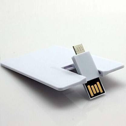 CLICK N HOME Plain OTG Credit Card Type Pen Drive - (32 GB) 32 Pen Drive Compatible with Desktop Computer, Television, Mobile, Laptop, Gaming Console, Tablet, Audio Player USB 2.0 Plastic Case