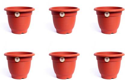 DEEPAK Heavy Plastic Container Pots ( Diameter 16 inch ) Plant Container Set