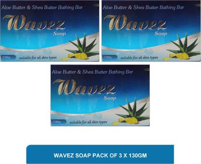 Wavez soap - best soap for sunburn(pack of 3)130g