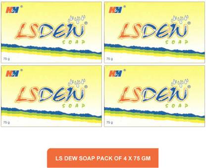 LS Dew Soap - anti pimple soap(pack of 4)75g
