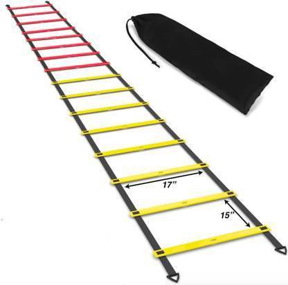 VICTORY 5 meter / 10 Rungs Adjustable Speed Ladder For Training,Exercise, Gym and Any Sports Speed Ladder