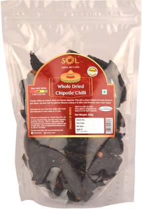 Sol Whole Dried Chipotle Chillies with stem