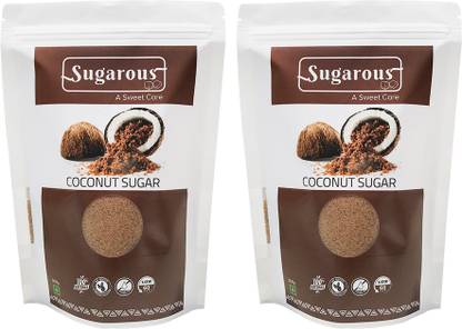 sugarous Organic Coconut Sugar (1KG, Pack of 2) Sugar