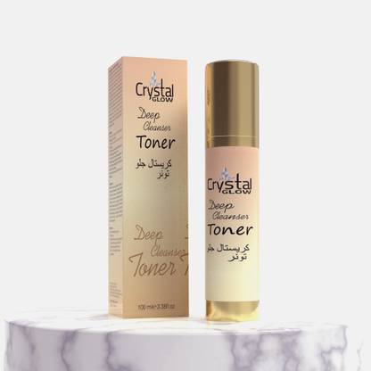 Crystal Glow Face Toner and Deep Cleanser Men & Women