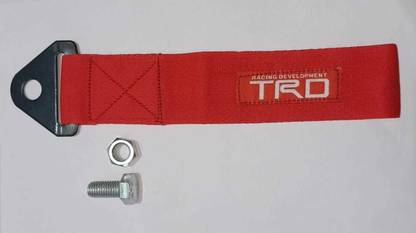 Auto MT Best Quality RED TRO Towing For All Car's BELT screw fitting 0.56 m Towing Cable