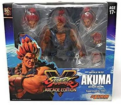 Storm Collectibles Street Fighter V: Arcade Edition Akuma (Nostalgic Costume) 1/12 Action Figure, SG_B07G9NCW2S_US