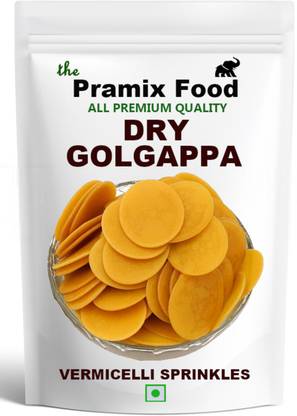 प्रमिक्ष ड्राई पानी पुरी को फ्राई करने के लिए तैयार है | पानी का पटासे | गोल गप्पा | फुलके फ्राईम्स 500 g