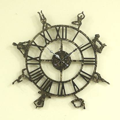 Fufuh Analog 39 cm X 39 cm Wall Clock