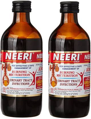 AIMIL Neeri Syrup for kidney Stones and Urinary Infections (Pack of 2)