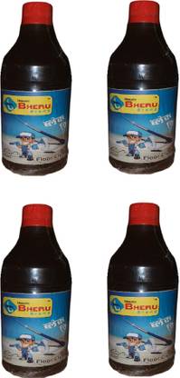 Masuda Bheru Black Floor Cleaner (500 ML) - Pack Of 4 Floral