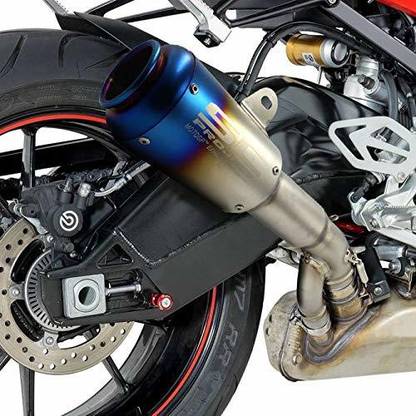 Golden Fox SC Project Rainbow color Universal For Bike Pulsar 200NS, Pulsar 400 S, R15, GT650R, Duke 200, Splendor NXG Full Exhaust System