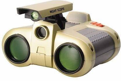 mega shine Binoculars for Kids Children Night Vision Device 4x30 Binoculars Night Scope with Pop-up Spotlight and Night-Beam Vision Focusing Telescope Night Vision Binoculars Goggles Fun Cool Toy Gift Binoculars
