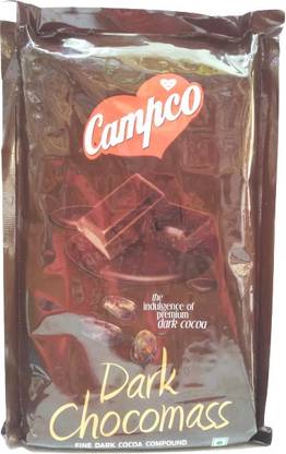 Campco Dark Chocomass , Dark compound,Bar Chocolate ,500 g Bars