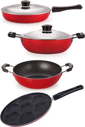 NIRLON FP12_KD13_DKD(B)_UP7________ Non-Stick Coated Cookware Set