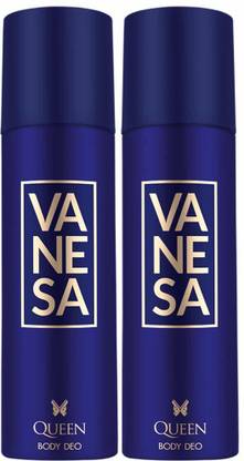 VANESA Queen Deo PK OF 4 Deodorant Spray  -  For Men & Women