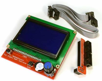 Electrobot 12864 128×64 V2.0 5V Full Graphic Smart Controller LCD Display for RAMPS 1.4 RepRap 3D Printer Electronic Components Electronic Hobby Kit