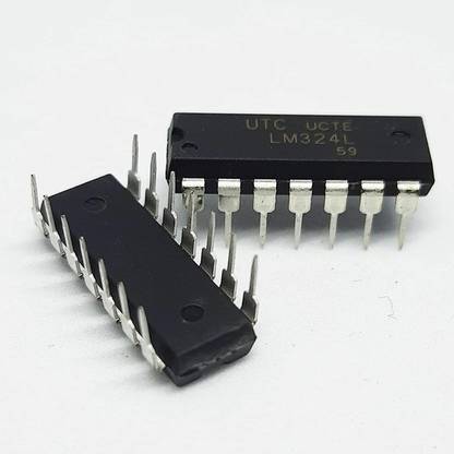 Ihc LM324 UTC LM324L 59 QUAD OPERATIONAL AMPLIFIER IC (PACK OF 5) Educational Electronic Hobby Kit