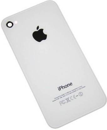 MobileMantra Apple Apple iPhone 4s Back Panel (White) Back Panel