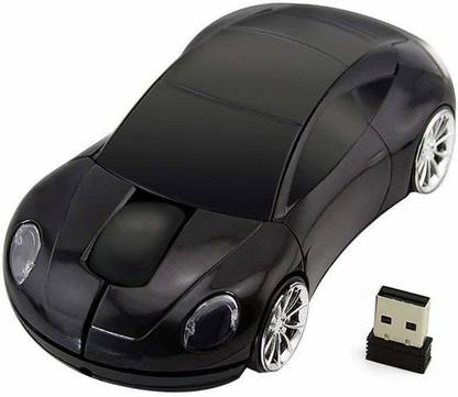 microware New Fashion 2.4GHz Wireless car shape Mouse 1600 DPI Optical Gaming Mouse Mice for Computer Wireless Ambidextrous Optical  Gaming Mouse  with Bluetooth