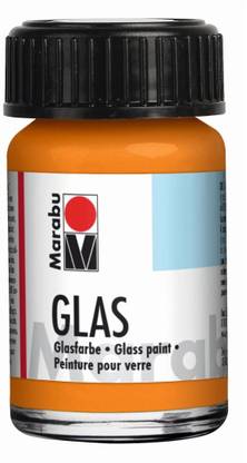 MARABU Glas - Water-based Glass Paint - Bottle of 15 ML - Orange (013)