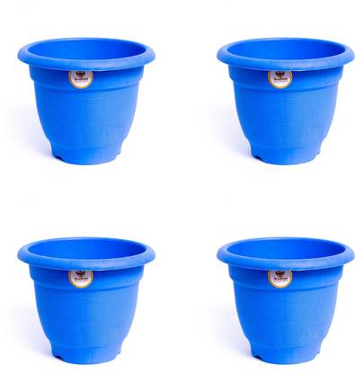 DEEPAK Heavy Plastic Container Pots ( Diameter 18 inch ) Plant Container Set