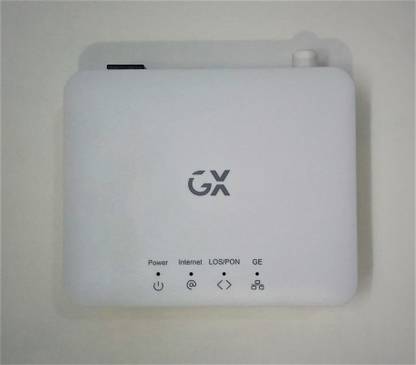 GX Group Earth-1000R Router 2.4 GHz 1000 Mbps Wifi Speed Dual Band Internal Antenna Ethernet (Cable Broadband)