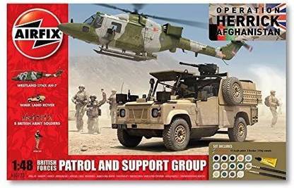 Airfix 1:48 PATROL & SUPPORT GROUP SCALE MODEL KIT, COLLECTIBLE, RARE, CREATIVE, EDUCTIONAL, GRET GIFT FOR MODELLERS ,