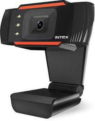 Intex IT-CAM 09 3 HD  Webcam with Built-In Microphone with Night Vision USB Connectivity