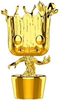 Funko Pop Marvel - Groot in Gold Chrome Figurine