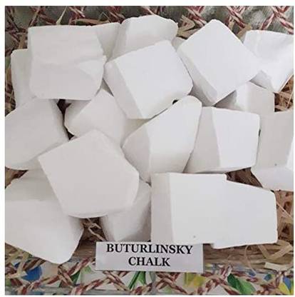 Greenlistsoap Chalk edible (4 Oz) Chalk Buturlinsky, natural chalk, chalk food, chalk for eating