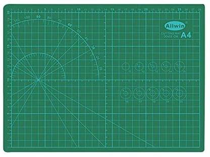 SUNTRY Double Sided Self Healing Cutting Mat, Rotary Cutting Board with Grid & Non Slip Surface, Rotary Cutter for Craft, Fabri