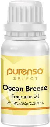 PURENSO Ocean Brezze Fragrance Oil (100 gm) For Soap & Cosmetic Making