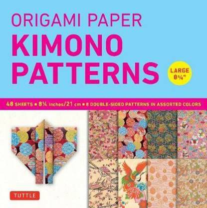 Origami Paper - Kimono Patterns - Large 8 1/4" - 48 Sheets